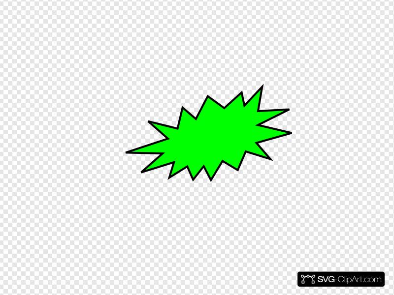 Burst clipart green. Clip art icon and