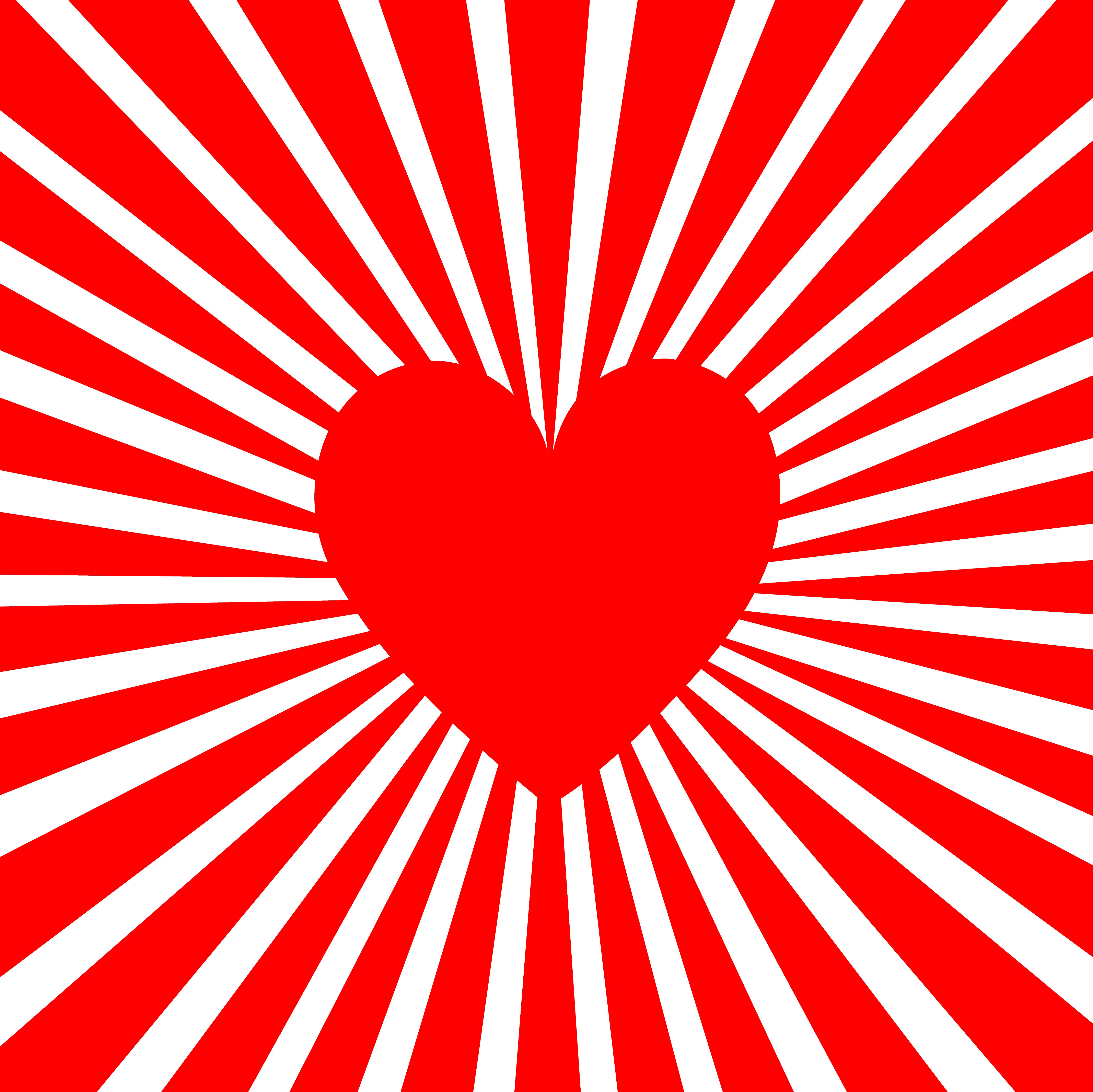 Red heart with free. Burst clipart line