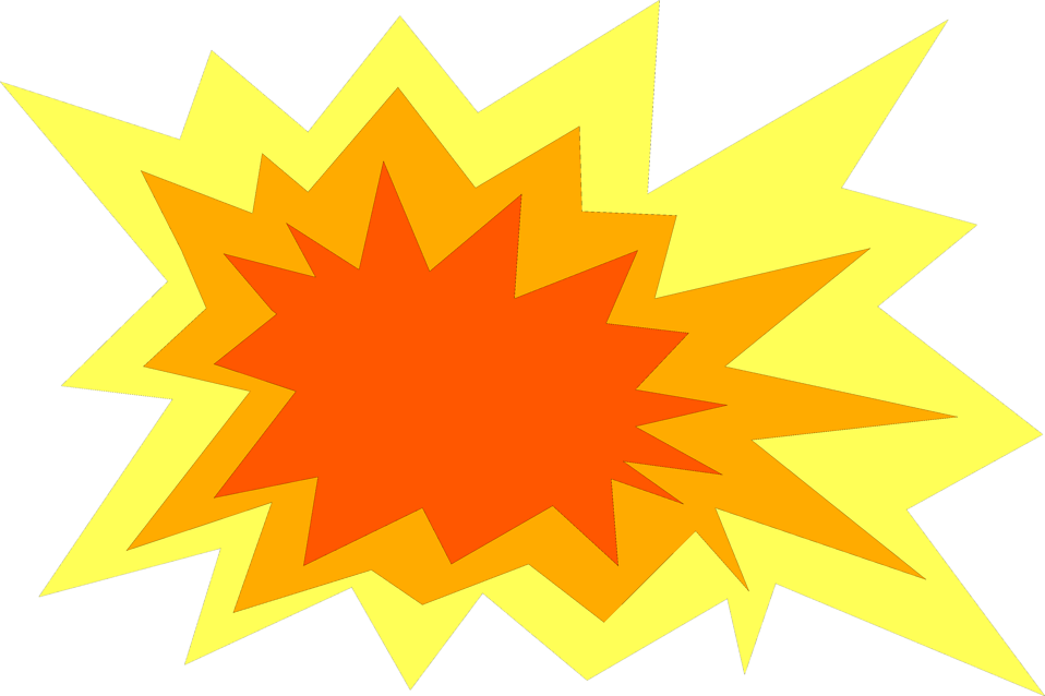 shapes clipart explosion