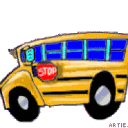 bus clipart animated