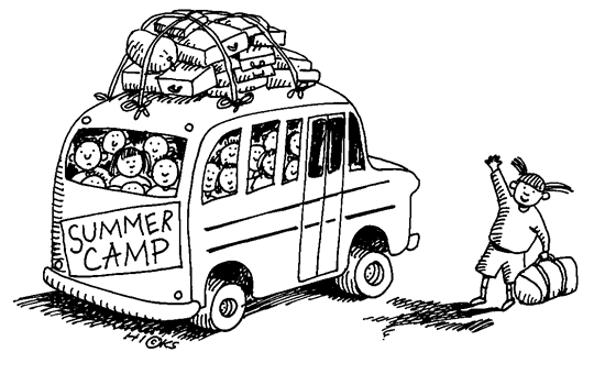 bus clipart camp