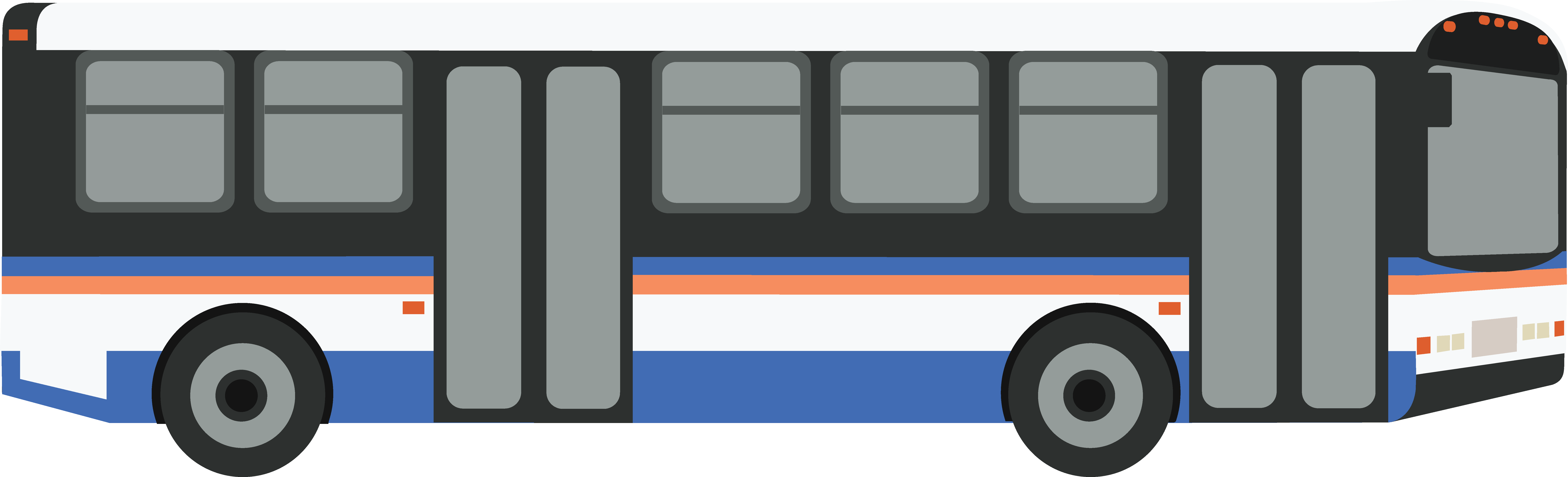 clipart bus city bus
