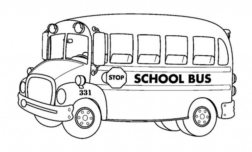 clipart bus sketch