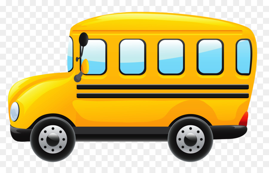 School cartoon yellow . Bus clipart library