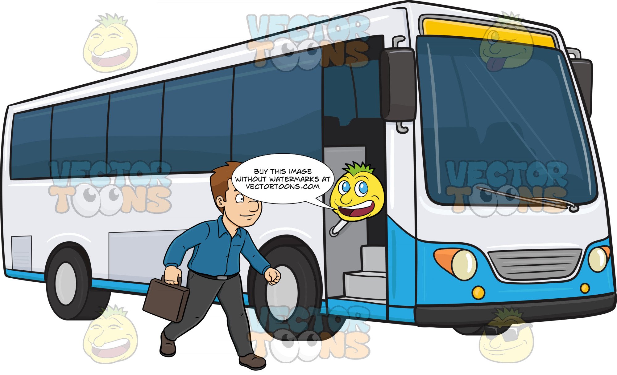 bus clipart person