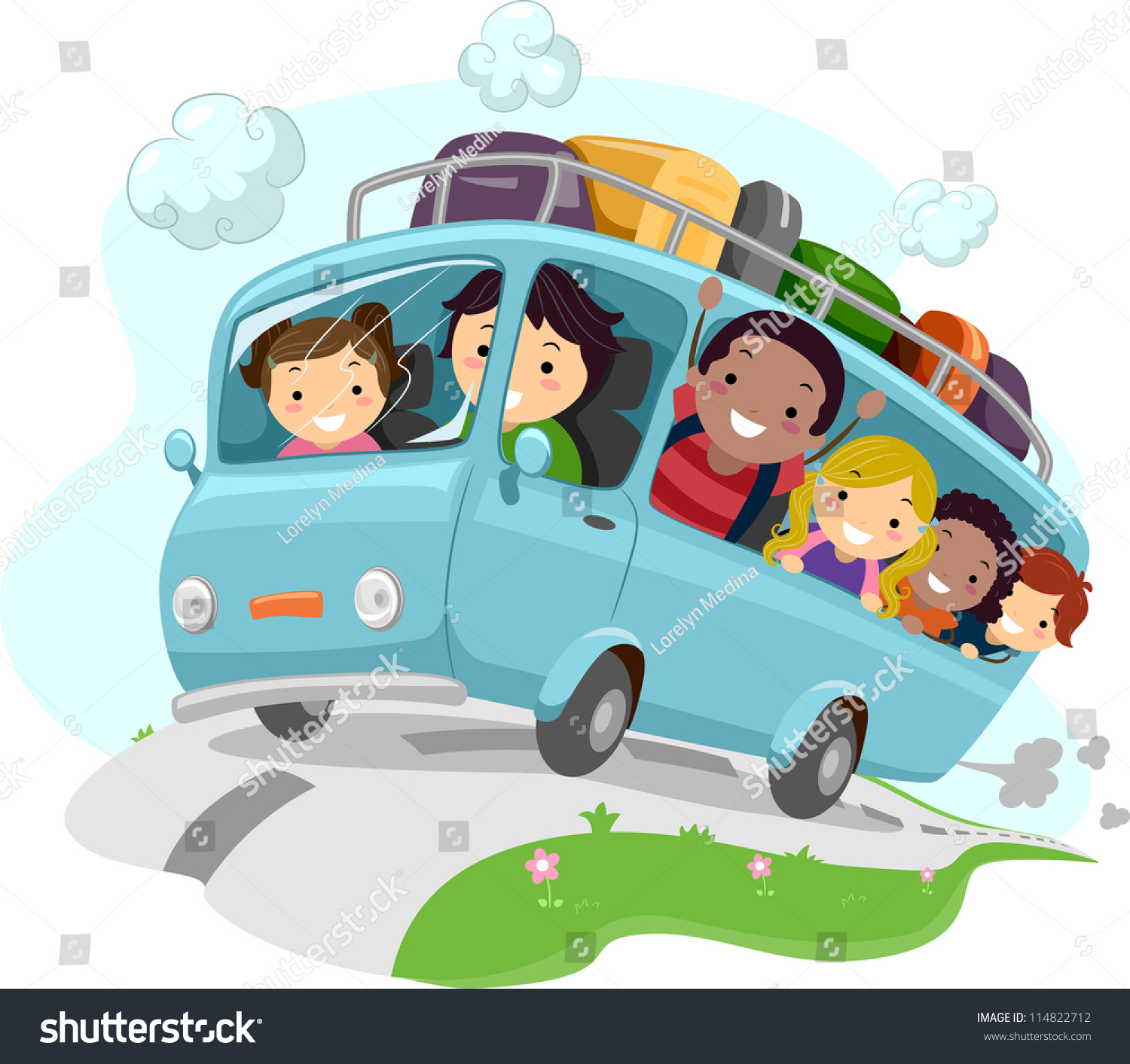  collection of high. Bus clipart picnic