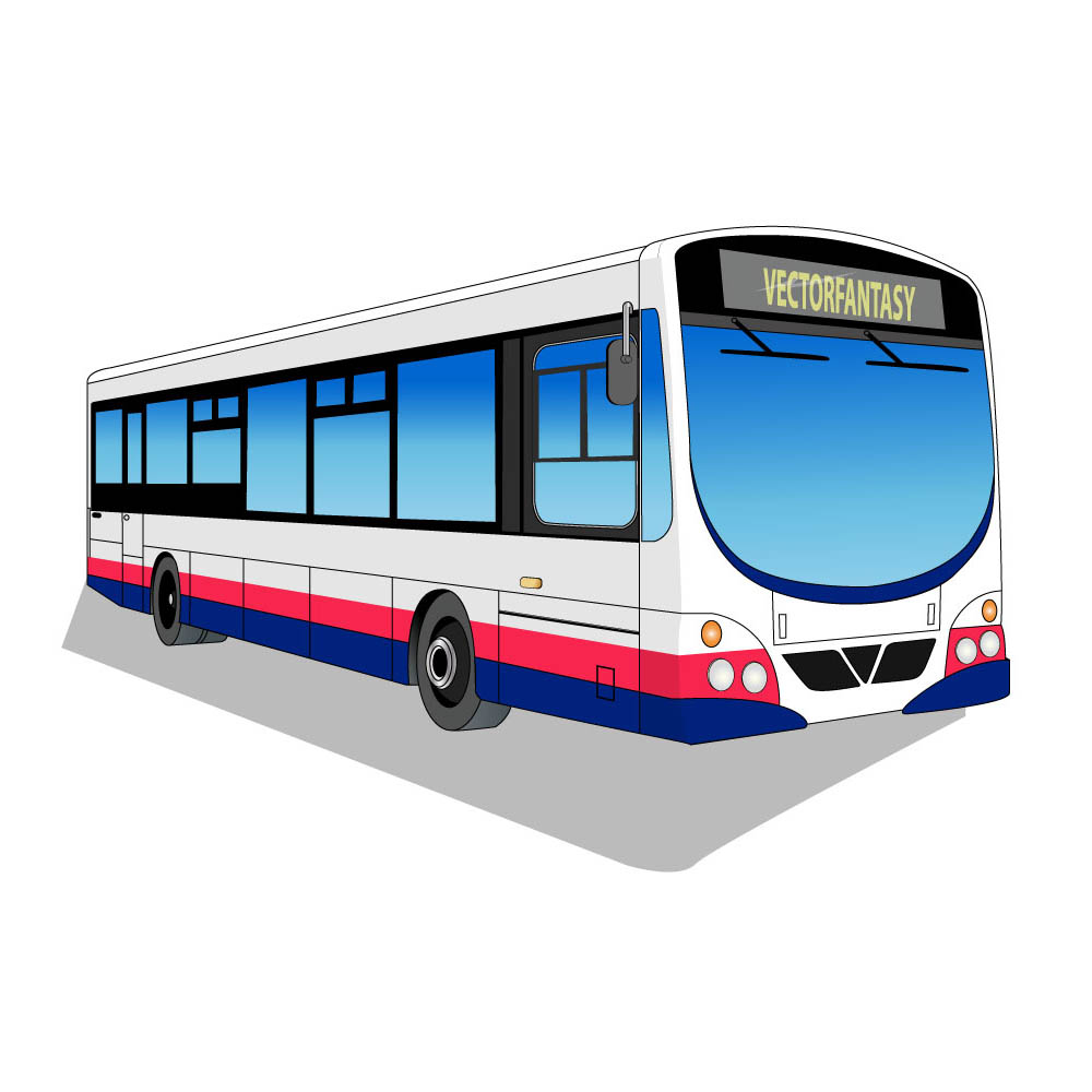clipart bus city bus