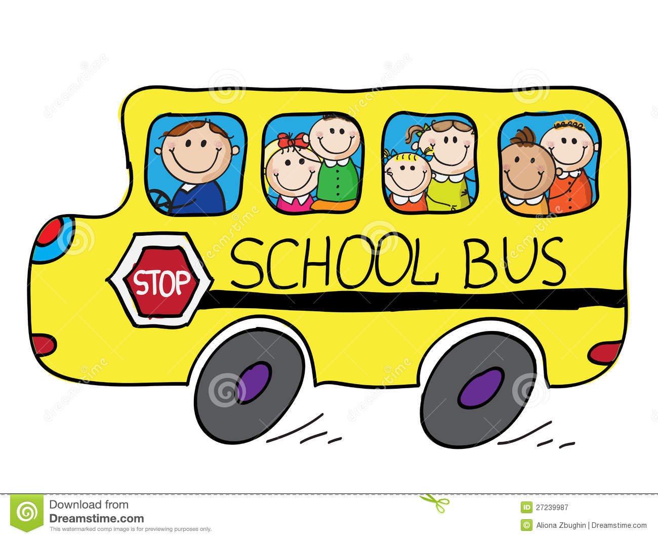 bus clipart schol