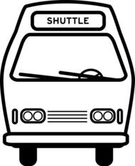 clipart bus shuttle bus