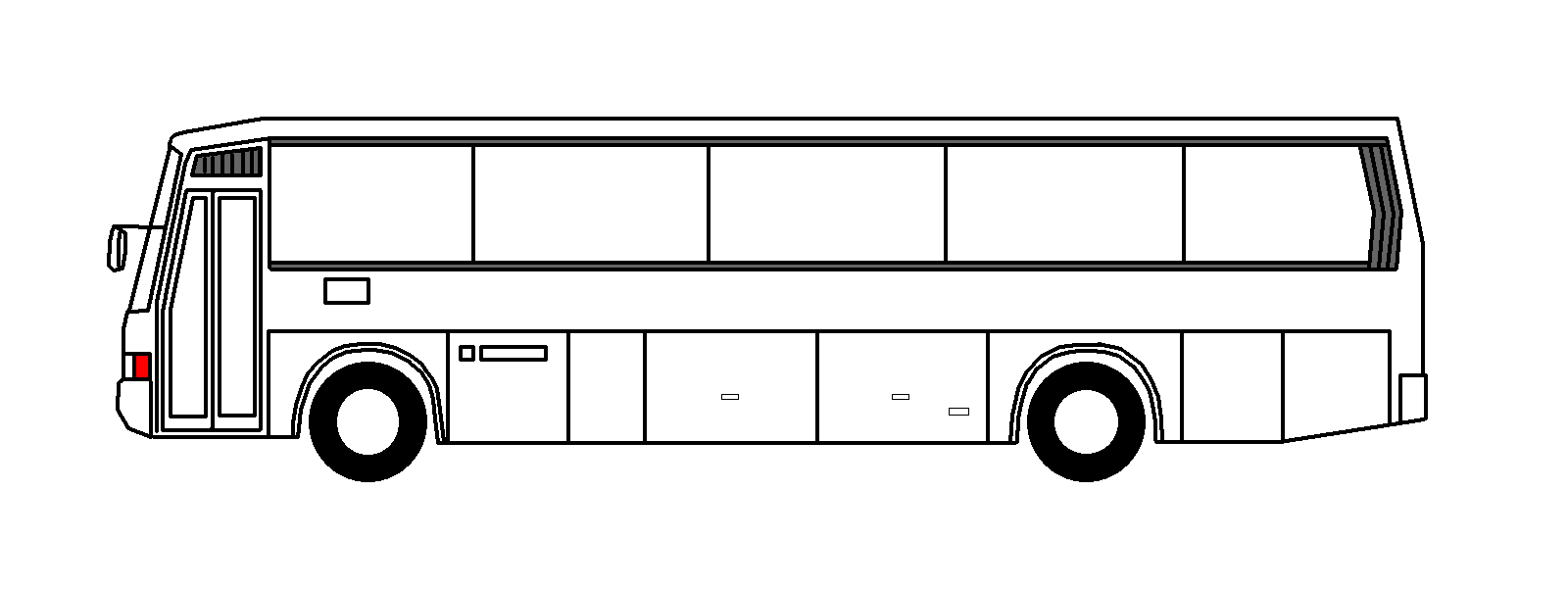 Clipart bus side view. Black and white school