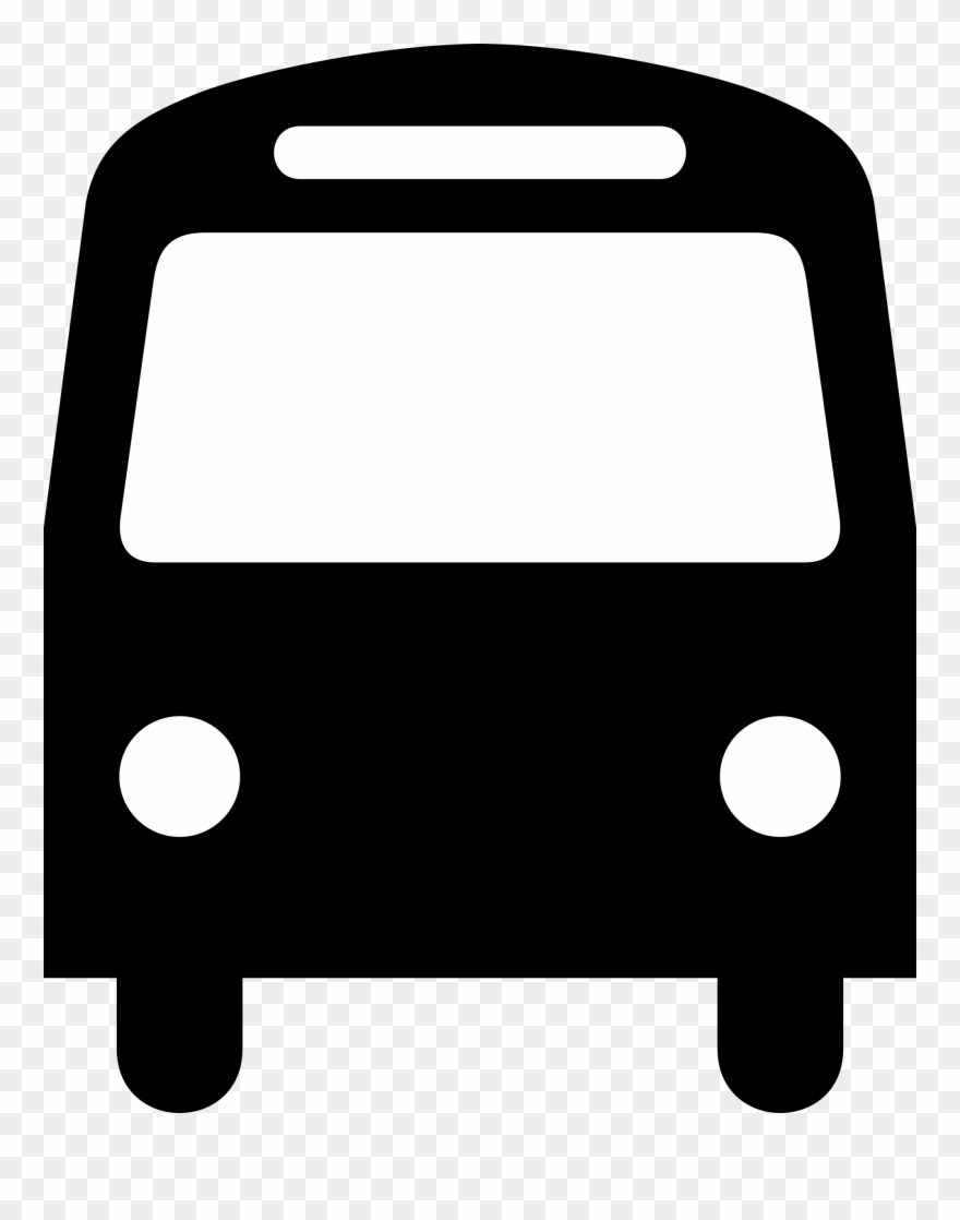 clipart bus symbol