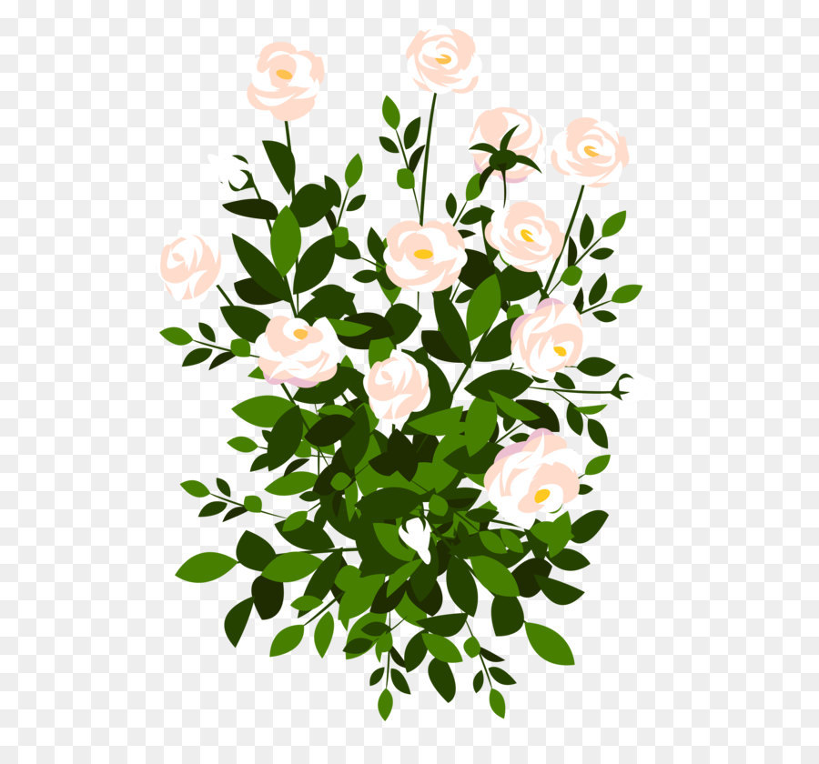 Rose stock illustration royalty. Bush clipart floral