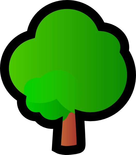 bush clipart tree