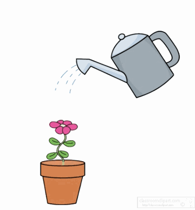 Bushes clipart animated. Plants gifs growing flower