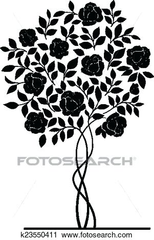 bushes clipart drawing