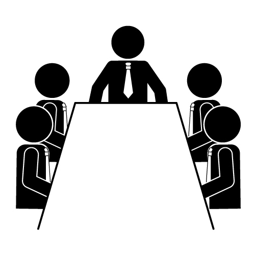 conference clipart black and white