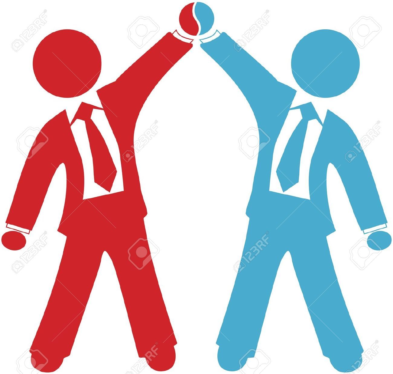 Collaboration clipart partnership. Panda free images 