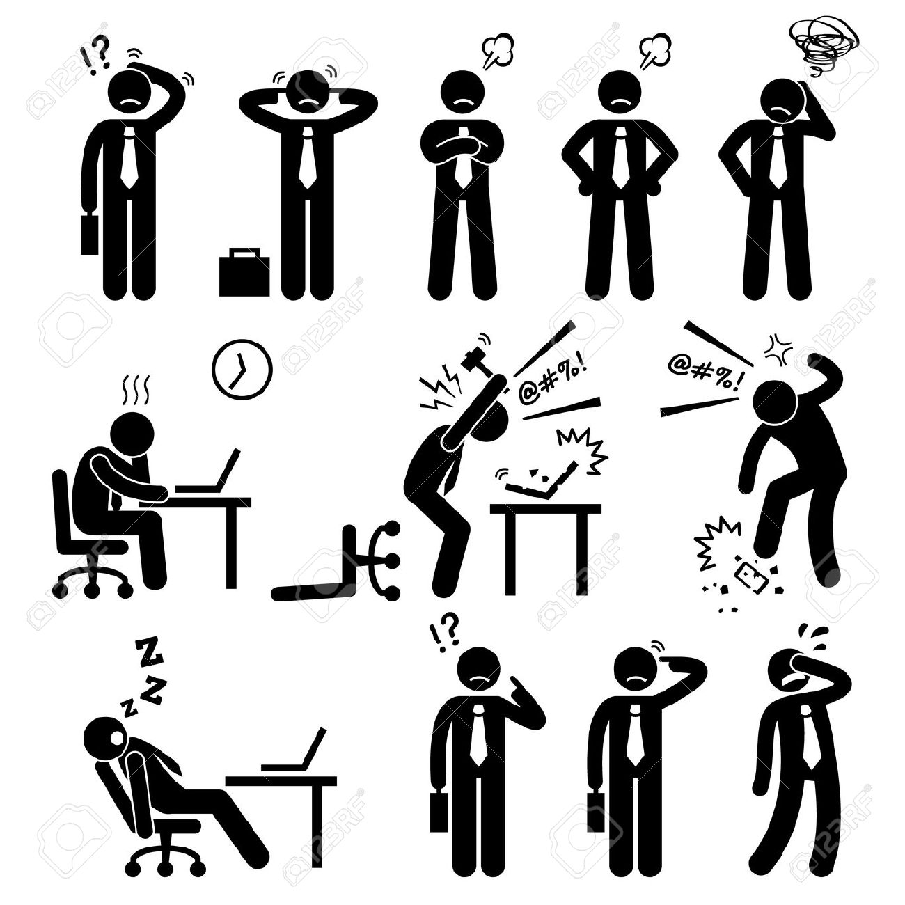 head clipart stick figure