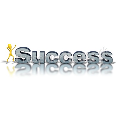 Text man excited business. Businessman clipart success