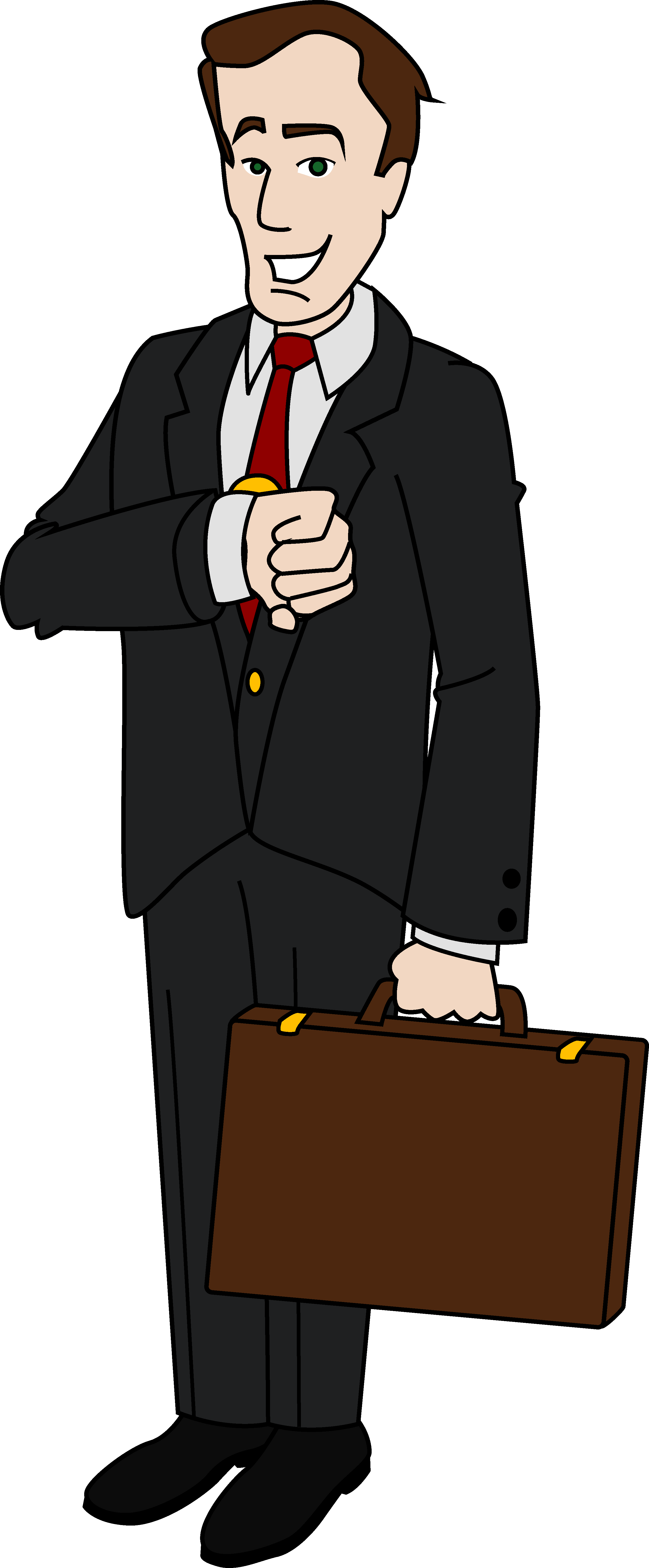 Businessman free panda images. Working clipart business person