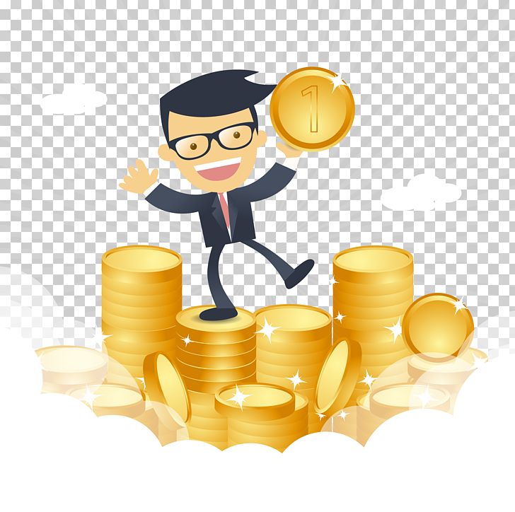 Happy with money png. Businessman clipart buissness