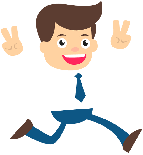 clipart happy business person