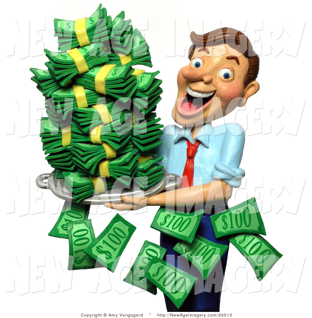 businessman clipart money