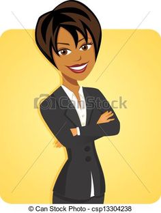 businesswoman clipart black female lawyer