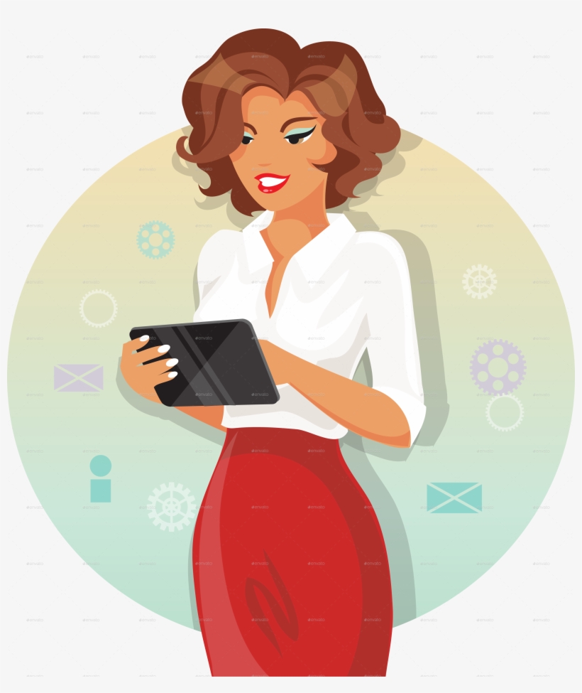 Businesswoman clipart buisness woman. Png download girl free