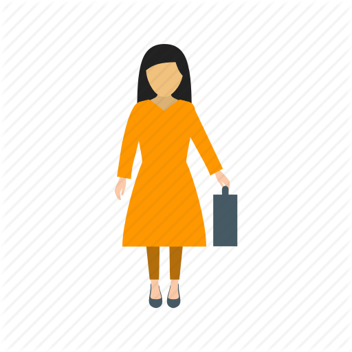 Businesswoman clipart career woman.  women flat colorful