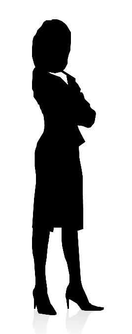 businesswoman clipart silhouette