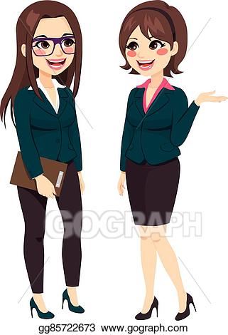 businesswoman clipart standing