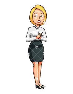 businesswoman clipart standing