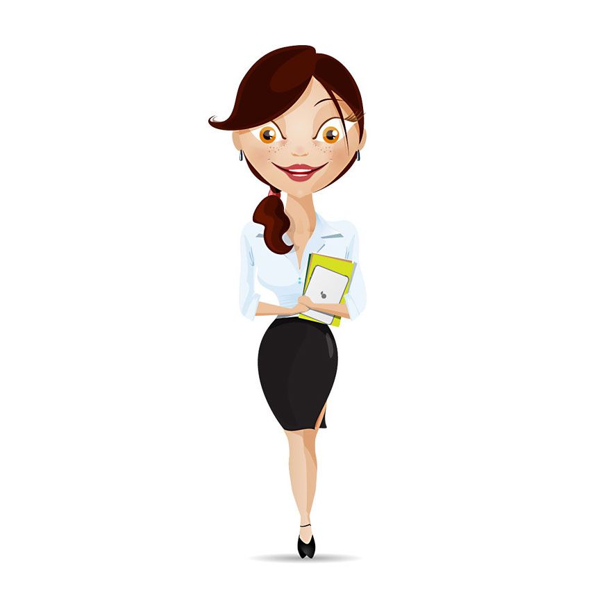 Pin on graphics . Businesswoman clipart vector