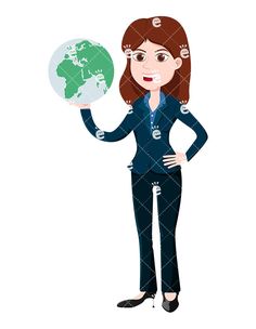businesswoman clipart vector