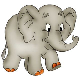 butt clipart baby elephant