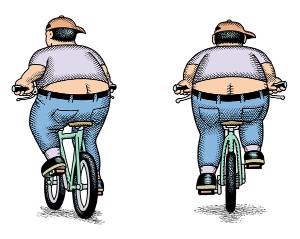 butt clipart cycling