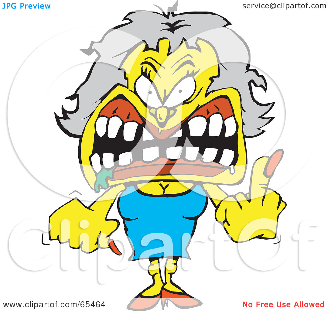 butter clipart angry