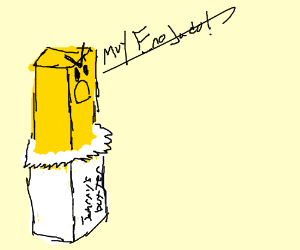 Butter clipart angry. Yells in spanish drawing