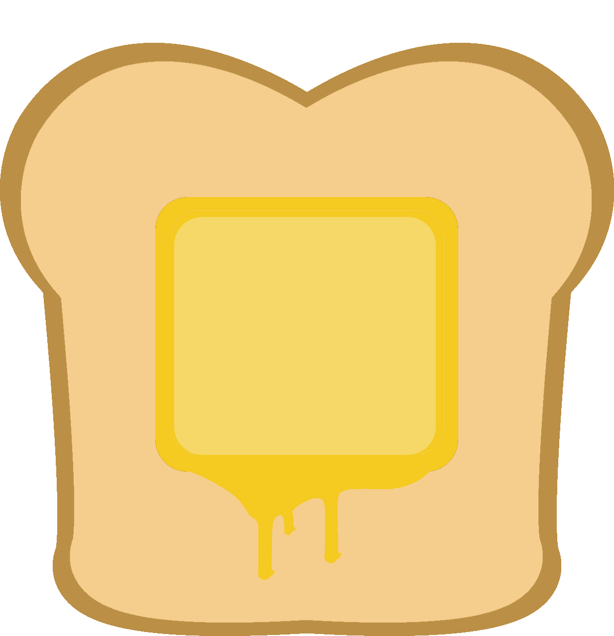 Xposed add application name. Butter clipart buttered toast