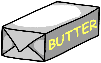 butter clipart cartoon