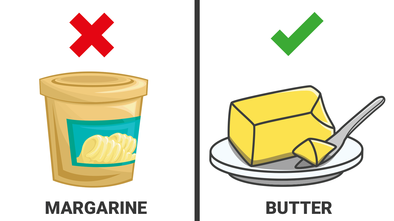 Заменить масло маргарином в выпечке