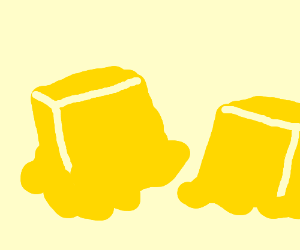 butter clipart melted