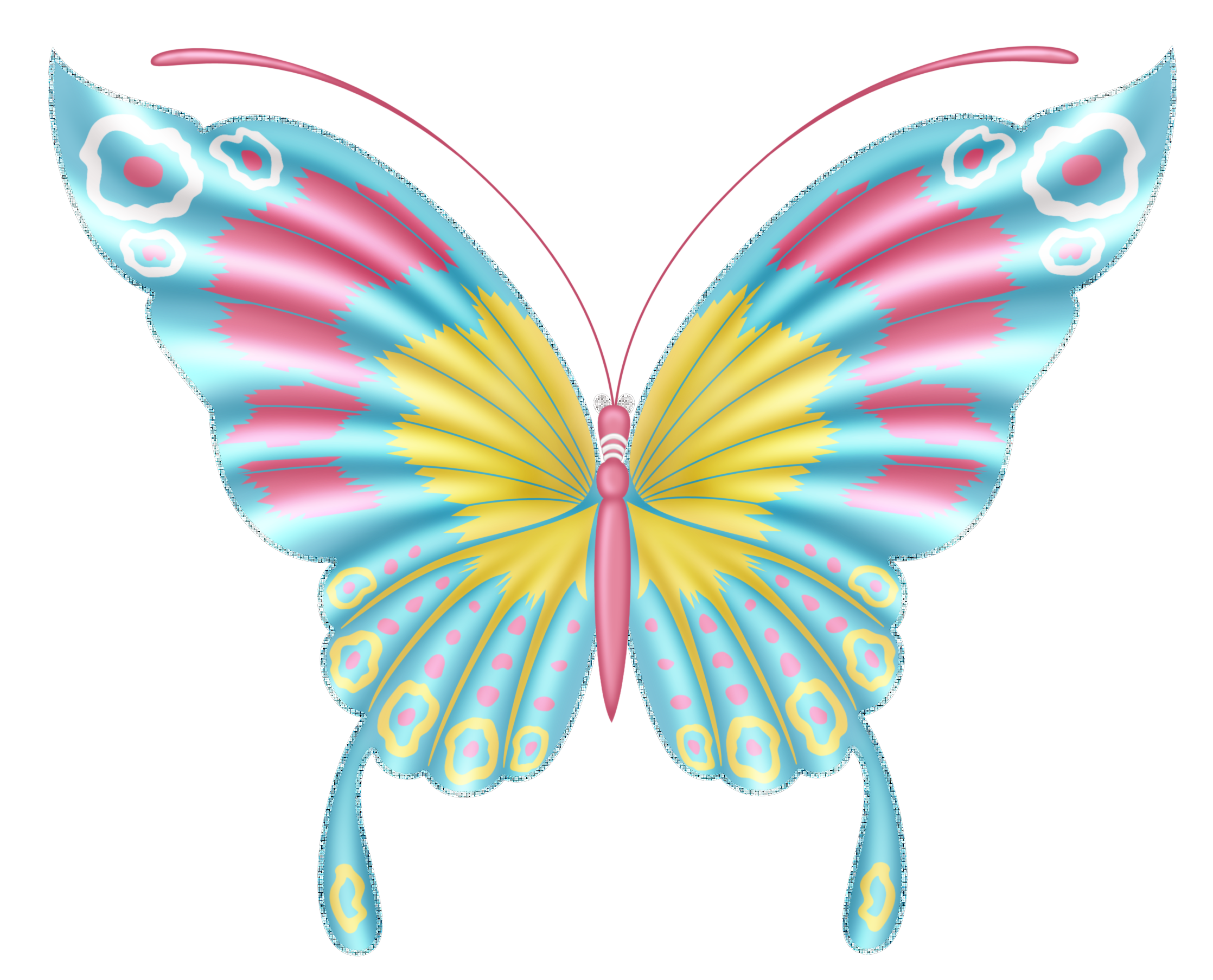 clipart rainbow wings