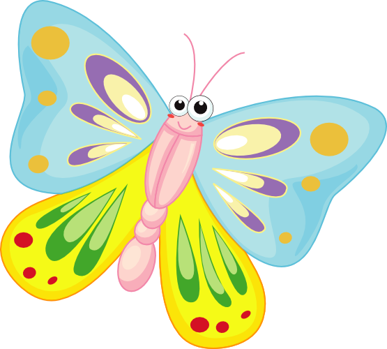 butterfly clipart cartoon