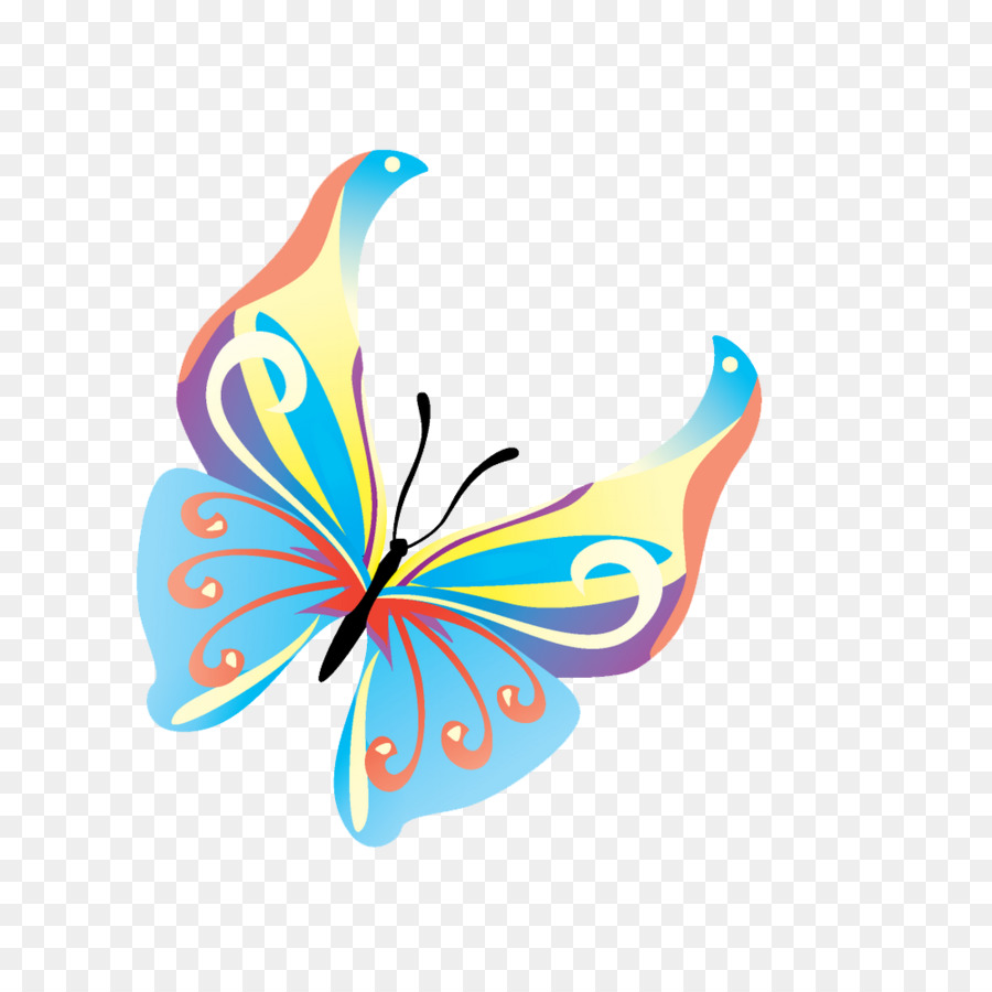 butterflies clipart clear background