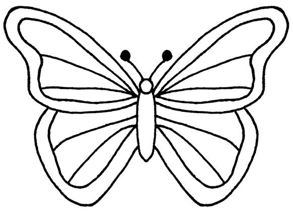 Butterfly clipart easy.  best images on