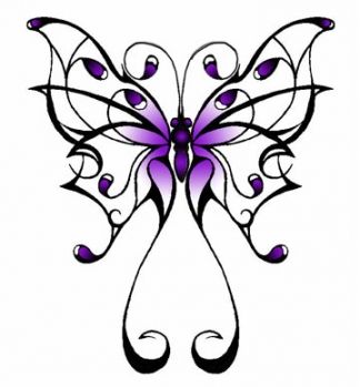 butterfly clipart gothic