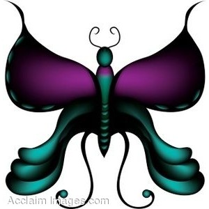 clipart butterfly gothic