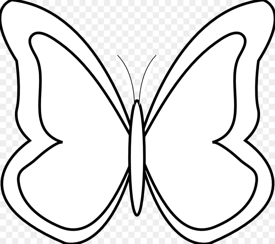 butterflies clipart simple